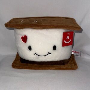Aurora Smiling S'mores “Love you S’more “6 X 8”  Plush NWT